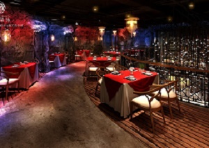 空间加香让音乐主题餐厅更加的有神秘感